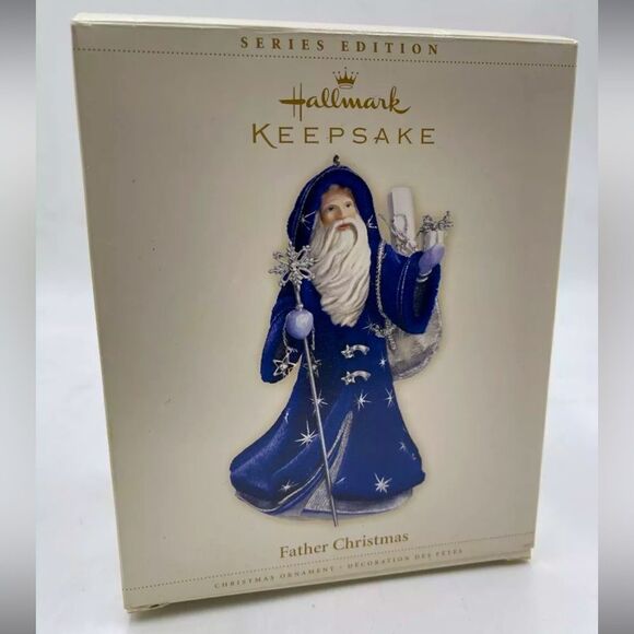 Hallmark Keepsake Father Christmas Ornament #3 in series
Blue SANTA 2006 RARE - Picture 1 of 6